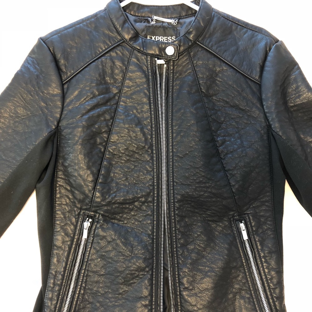 Express (Minus the) Leather Jacket, Size M, NWT